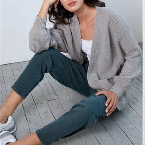 Wilfred Free unwind cardigan small Heather light grey small